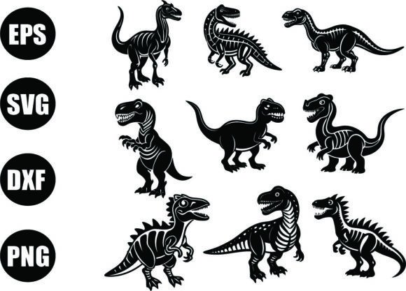 9 Unique Dinosaur Art Designs for Creators