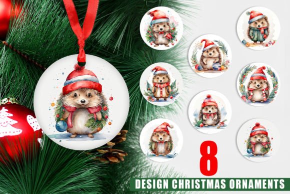 Bring the Forest to Your Tree with Adorable Hedgehog Christmas Ornaments