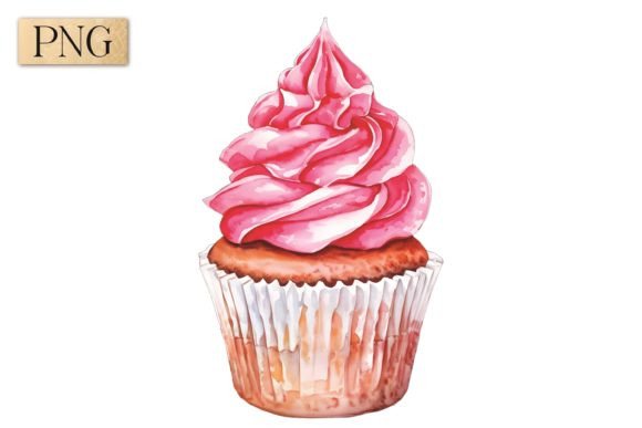 Bringing Sweet Nostalgia to Life with Valentine's Day Cupcake PNG Clipart 3