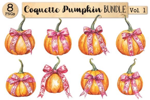 Coquette Pumpkin Bundle Vol. 1: Fall Aesthetic