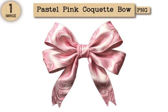 Elevating Digital Design with Pastel Pink Coquette Bow Clipart PNG 8