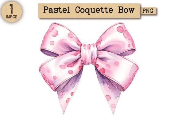 Elevating Digital Design with Vintage Pastel Coquette Bow PNG 14