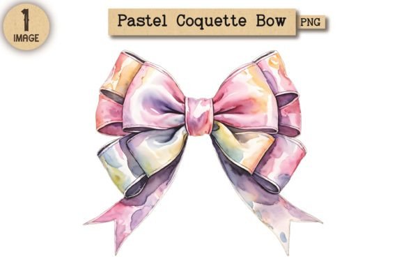 Elevating Digital Narratives with Vintage Pastel Coquette Bow PNG 28