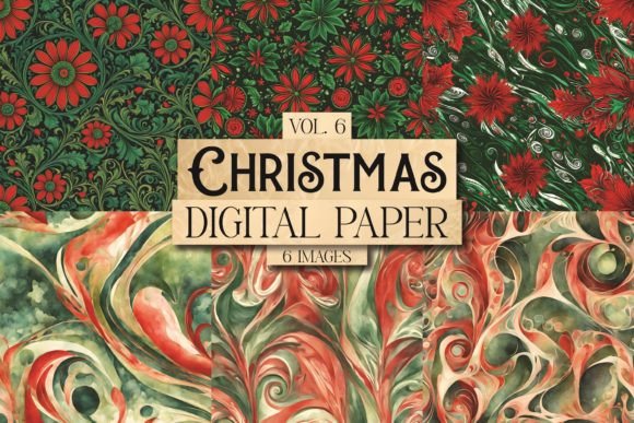 Elevating Holiday Design: The Strategic Value of Christmas Digital Paper Vol. 6