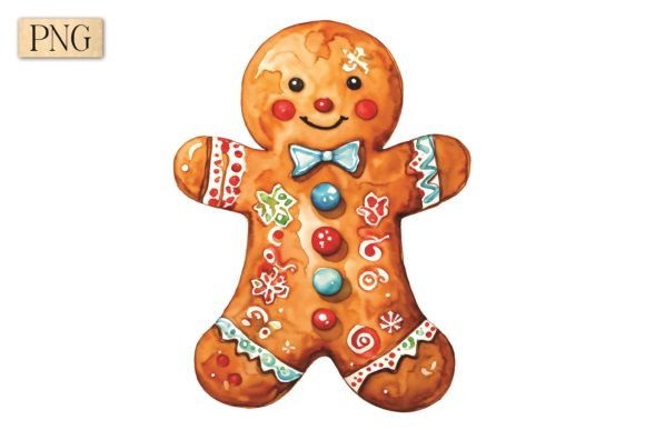 Elevating Holiday Designs with Gingerbread Man Christmas PNG 4
