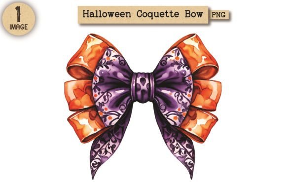 Elevating Spooky Elegance: A Deep Dive into Halloween Coquette Bow PNG Clipart 43