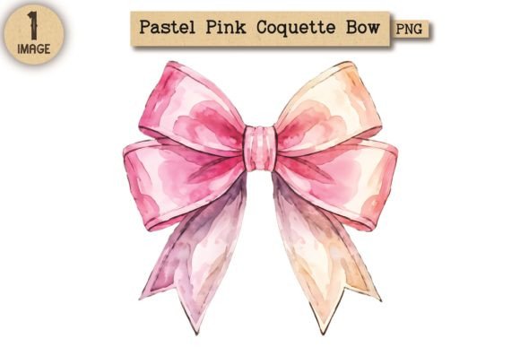 Elevating Your Designs with Pastel Pink Coquette Bow Clipart PNG 29