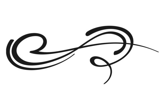 Elevating Your Designs with the Vintage Calligraphic Element Classic De