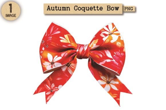 Embracing the Season: A Guide to Autumn Coquette Bow PNG Clipart 17