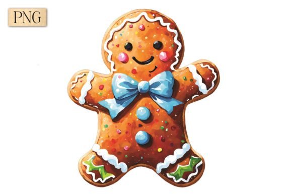 Evaluating Gingerbread Man Christmas PNG 14 for Holiday Design Projects