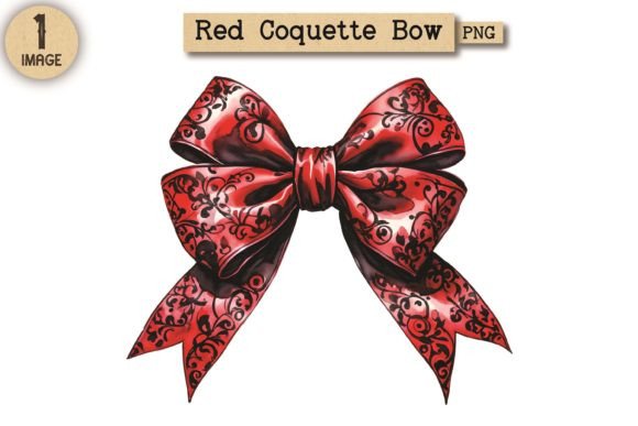 Evaluating the Design Utility of Vintage Red Coquette Bow PNG Clipart 7