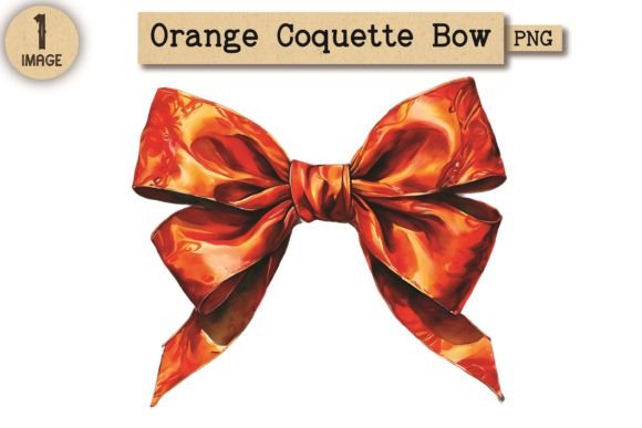 Evaluating the Versatility of Orange Coquette Bow PNG Clipart 11 for Seasonal Design
