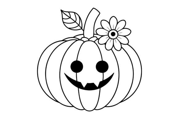 Floral Pumpkin Delight: A Vector Art Guide for Autumn