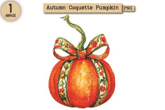 Integrating Autumn Coquette Pumpkin PNG Clipart 12 into Your Creative Workflow