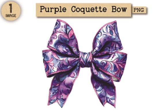 Integrating Vintage Purple Coquette Bow PNG 7 into Professional and Creative Workflows