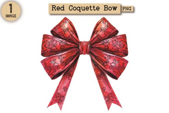 Integrating Vintage Red Coquette Bow PNG Clipart 6 into Professional and Creative Workflows