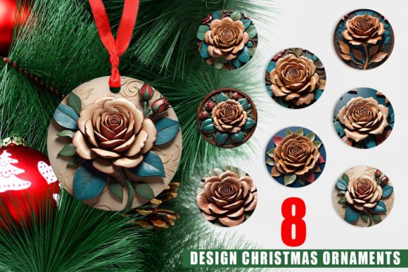 Mastering the Ornament 3D Carved Rose for Professional Holiday Decor