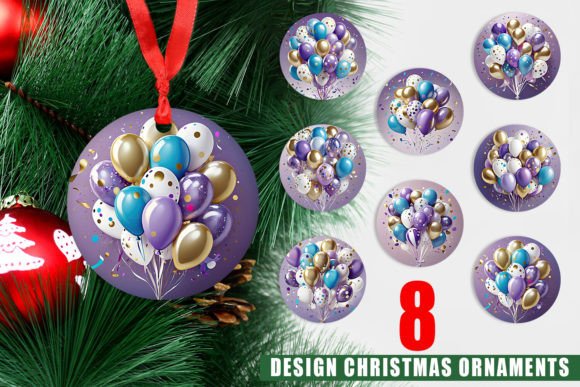Ornament Balloons: Evaluating Circular Printable Designs for Custom Holiday Decor