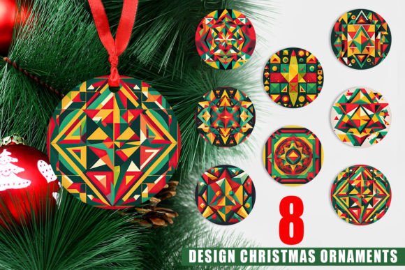 Ornament Geometric Shapes: Modern Holiday Design