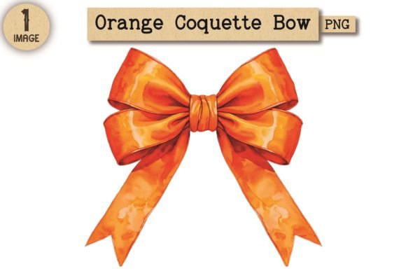 Unlocking the Charm of Orange Coquette Bow PNG Clipart: A Guide to Digital Design and Seasonal Aesthetics