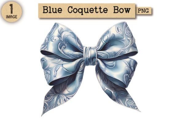 Unlocking the Charm of Vintage Blue Coquette Bows in Modern Digital Design