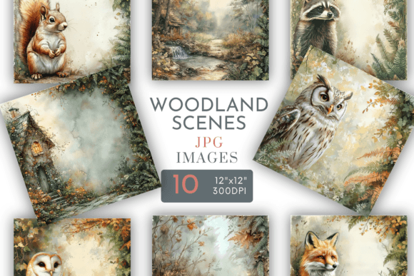 Woodland Animals Paper: A Creative Forest Collection